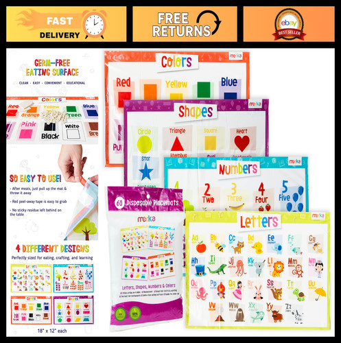 Disposable placemats for kids - disposable,