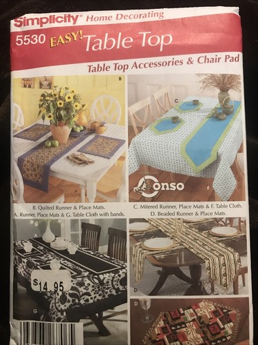 Simplicity 5530 easy table top - 5530,