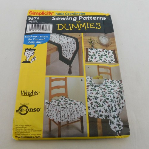 Simplicity pattern 9876 table - simplicity,