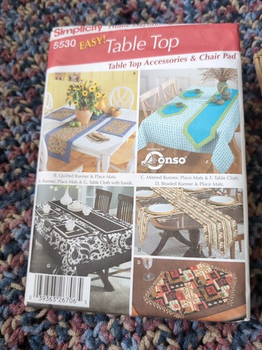 Simplicity 5530 table top - simplicity,