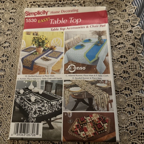 Simplicity 5530 easy table top - 5530,