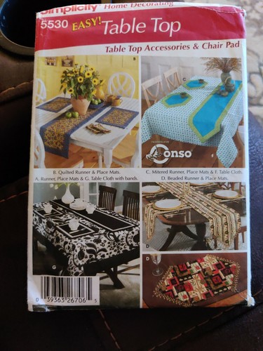 Simplicity 5530 table - simplicity,