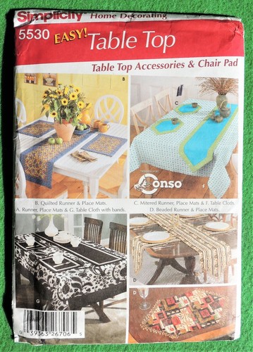 Symplicity pattern 5530 table - pattern,