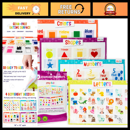 Disposable placemats for kids - for,