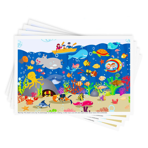 Disposable stick placemats - disposable, stick-on