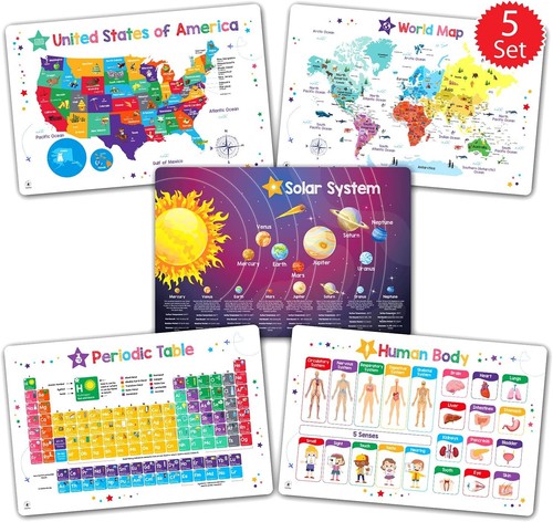 Educational placemats for - 5,